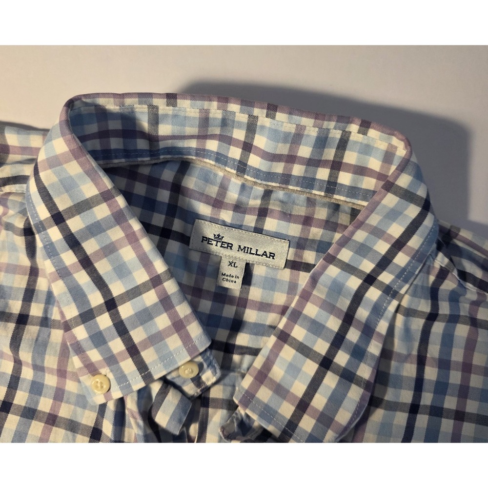 Peter Millar‎ Mens Size XL Long Sleeve Button Down Shirt